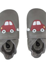 Bobux soft soles grey orange racing car