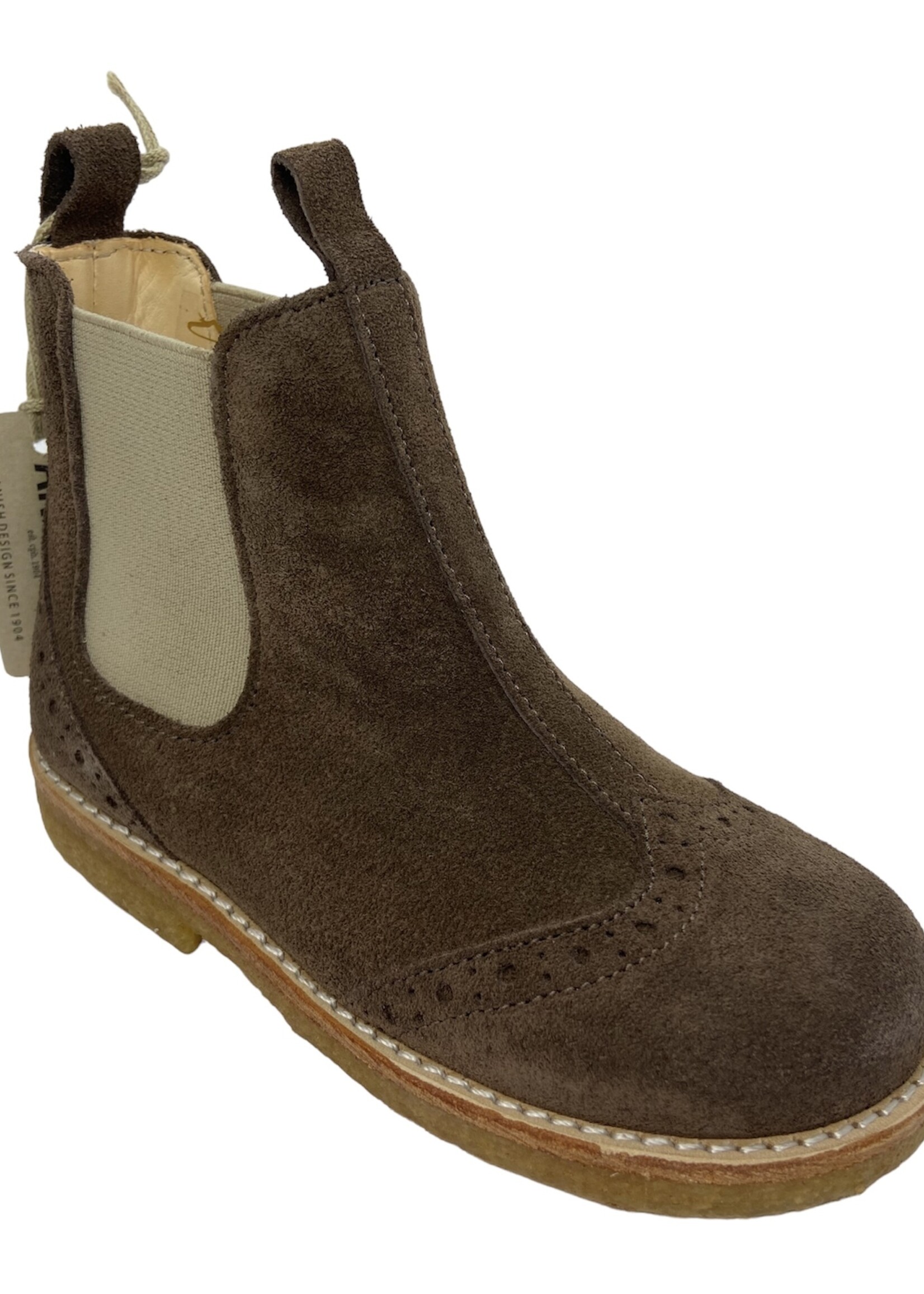 Angulus  6320-203 chelsea boot dark taupe/beige