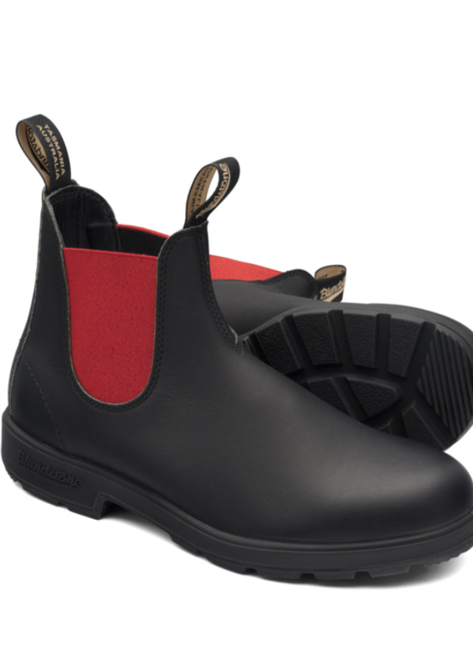 Blundstone 508 original black red elastic