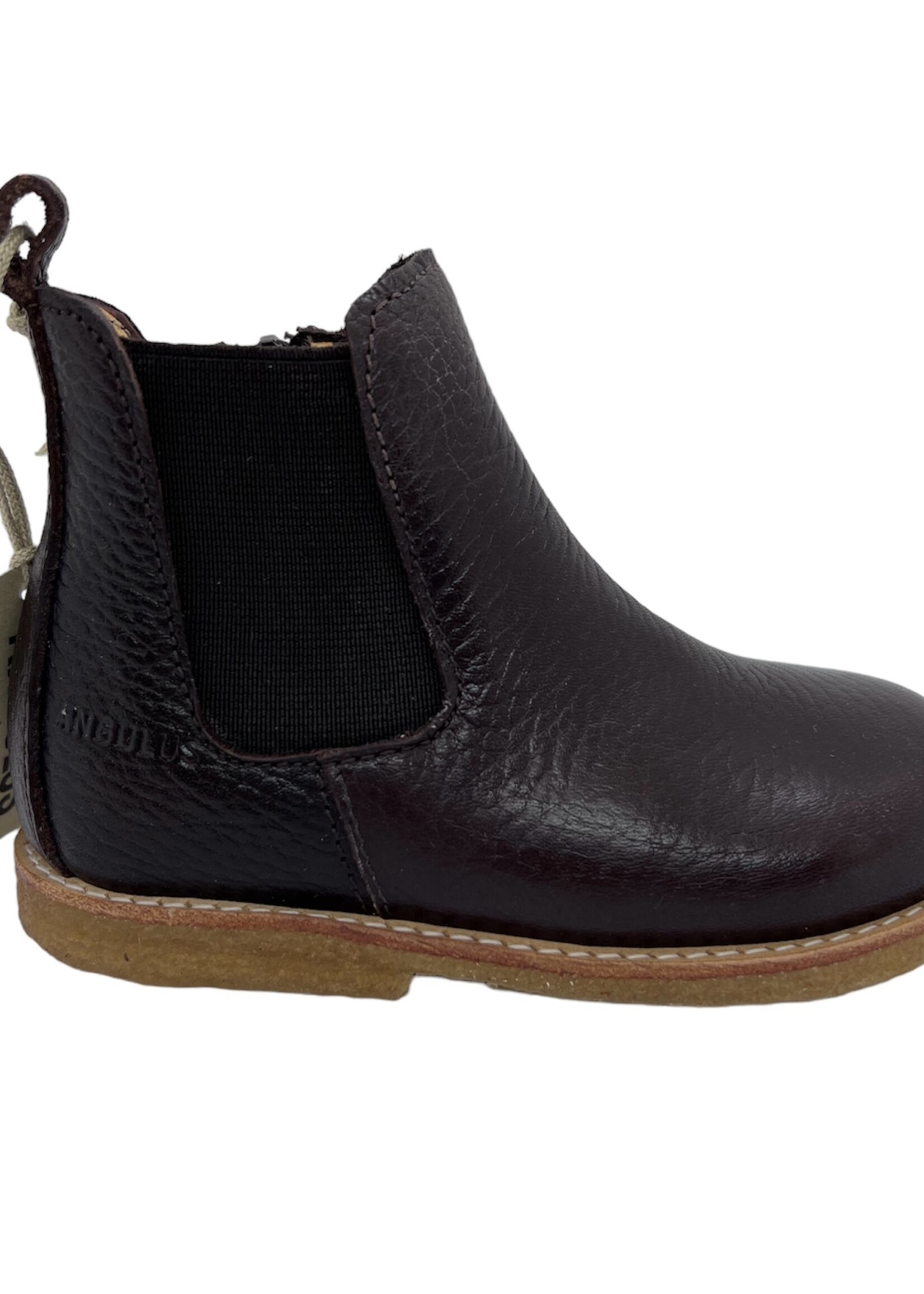 Angulus  6025-101 starter chelsea boot dark brown/brown