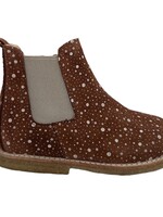 Angulus 6025-101 starter chelsea boot cognac dot/beige