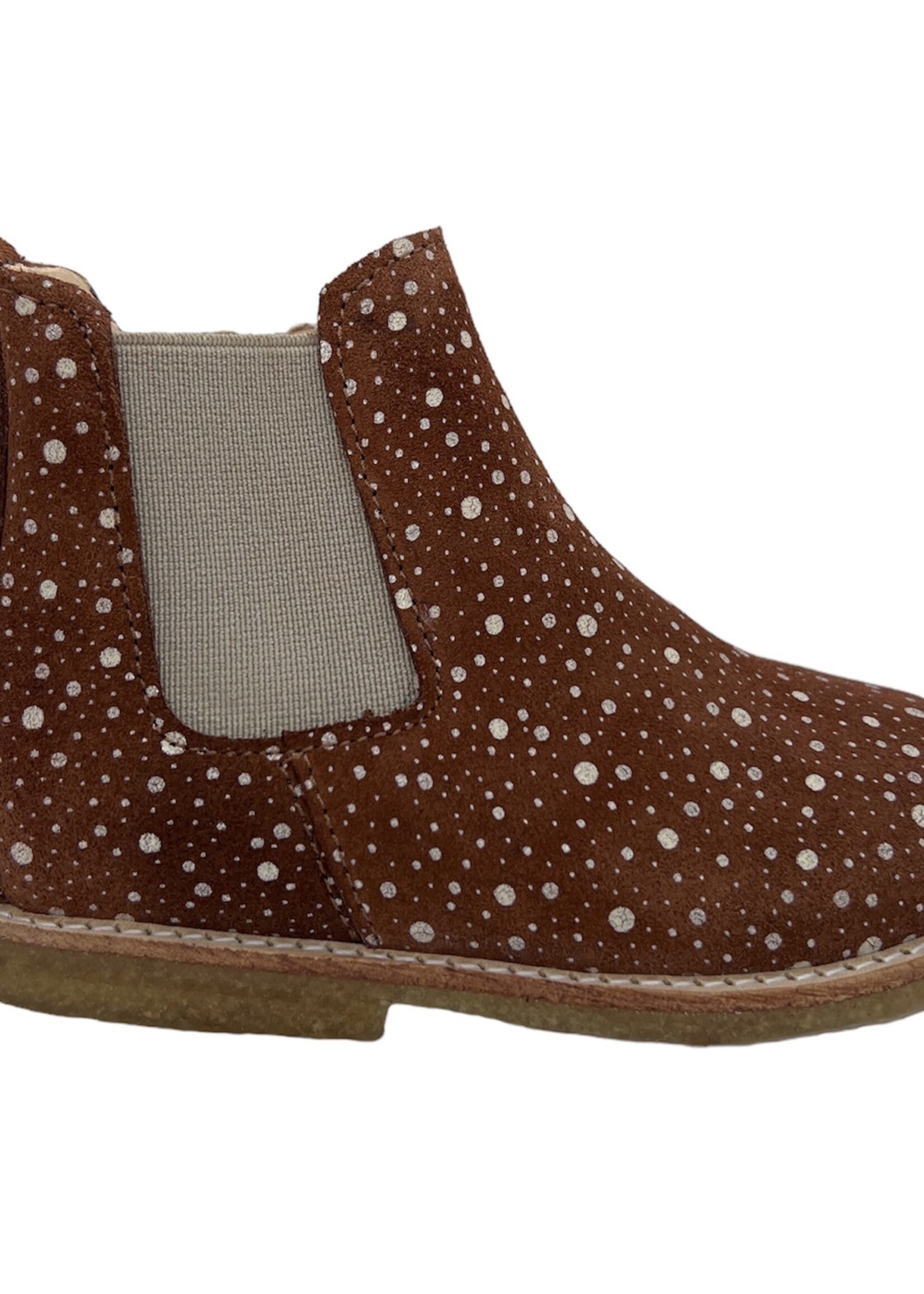 Angulus 6025-101 starter chelsea boot cognac dot/beige