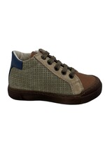 Naturino lovan zip woven cognac stone