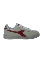 Diadora game L low waxed white/red pepper