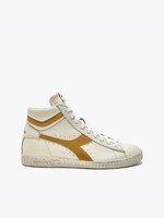 Diadora game L high waxed suede white calendula