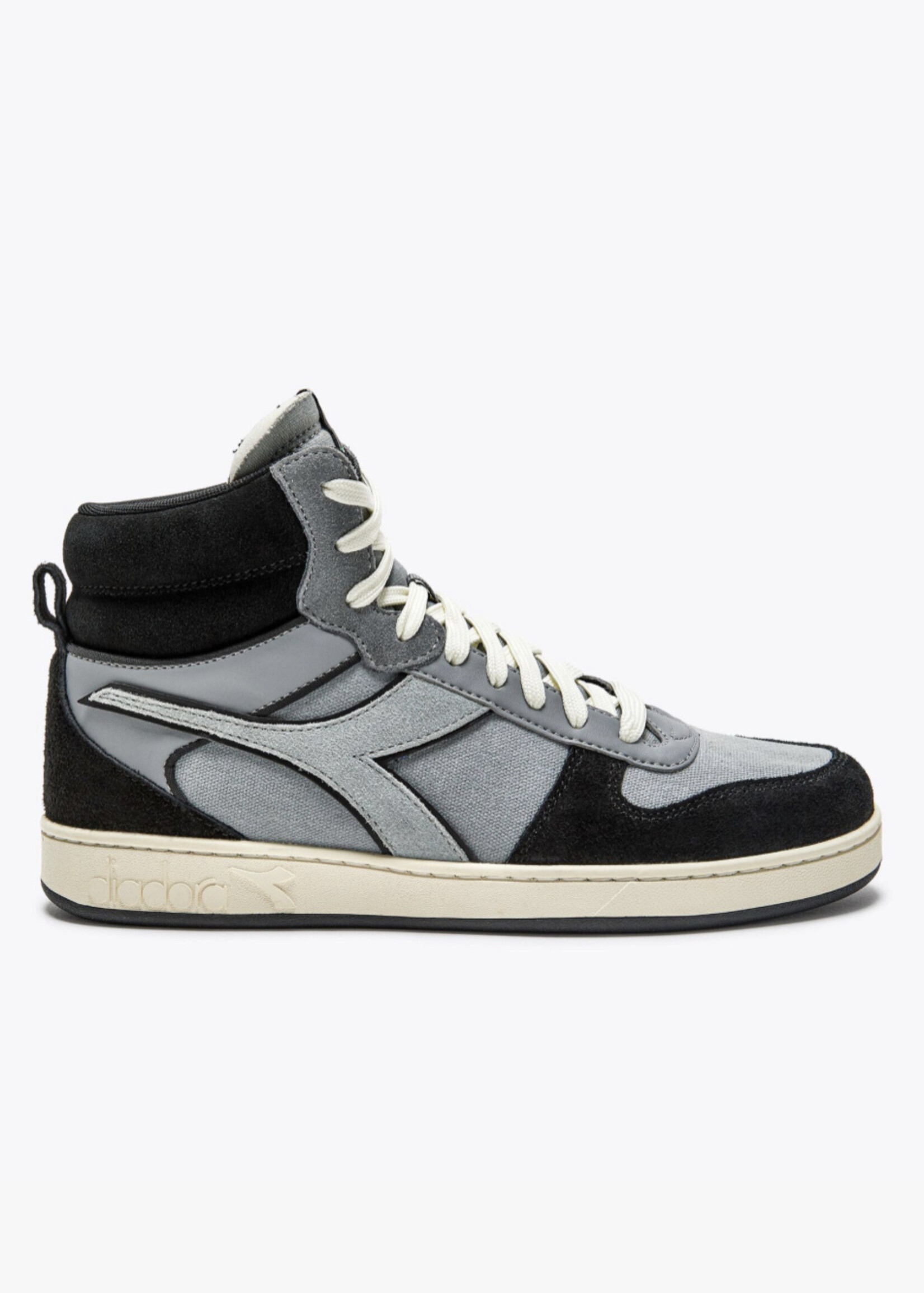 Diadora magic basket mid treated black high rise