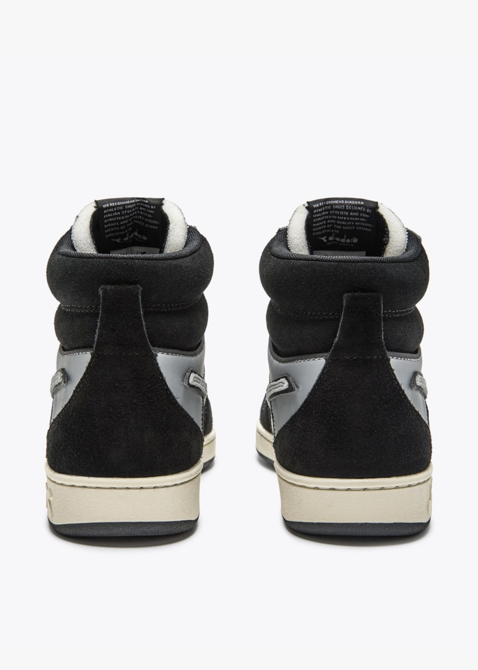 Diadora magic basket mid treated black high rise