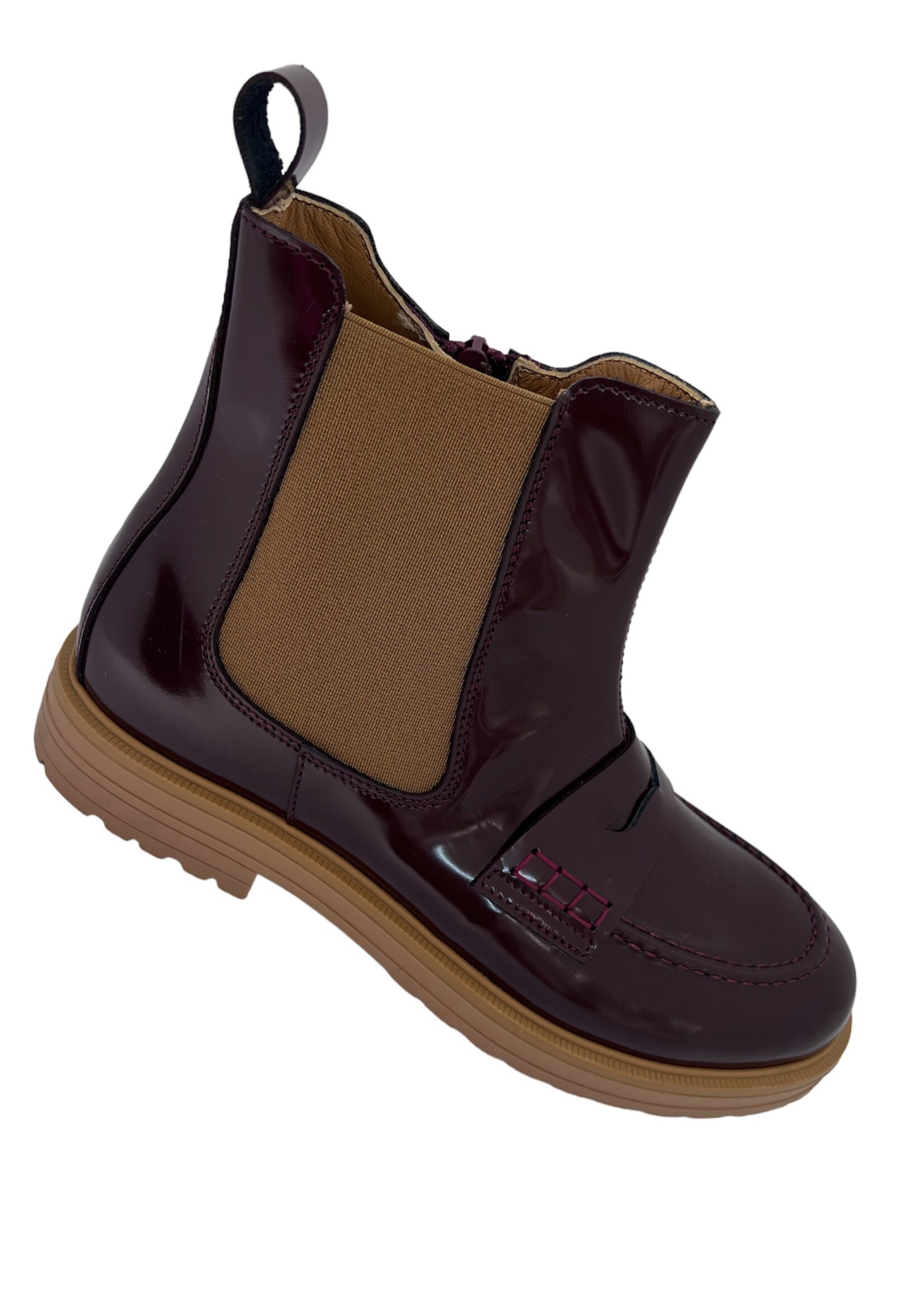 Rondinella 12097 moccassin boot bordeaux