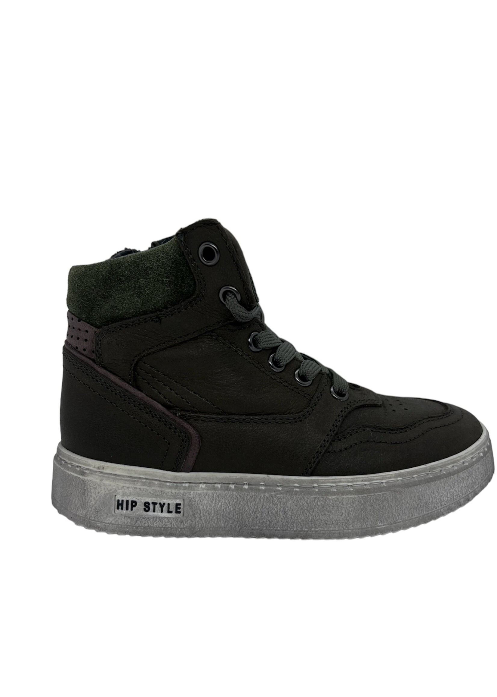 HIP H1535 hoge sneaker groen combi