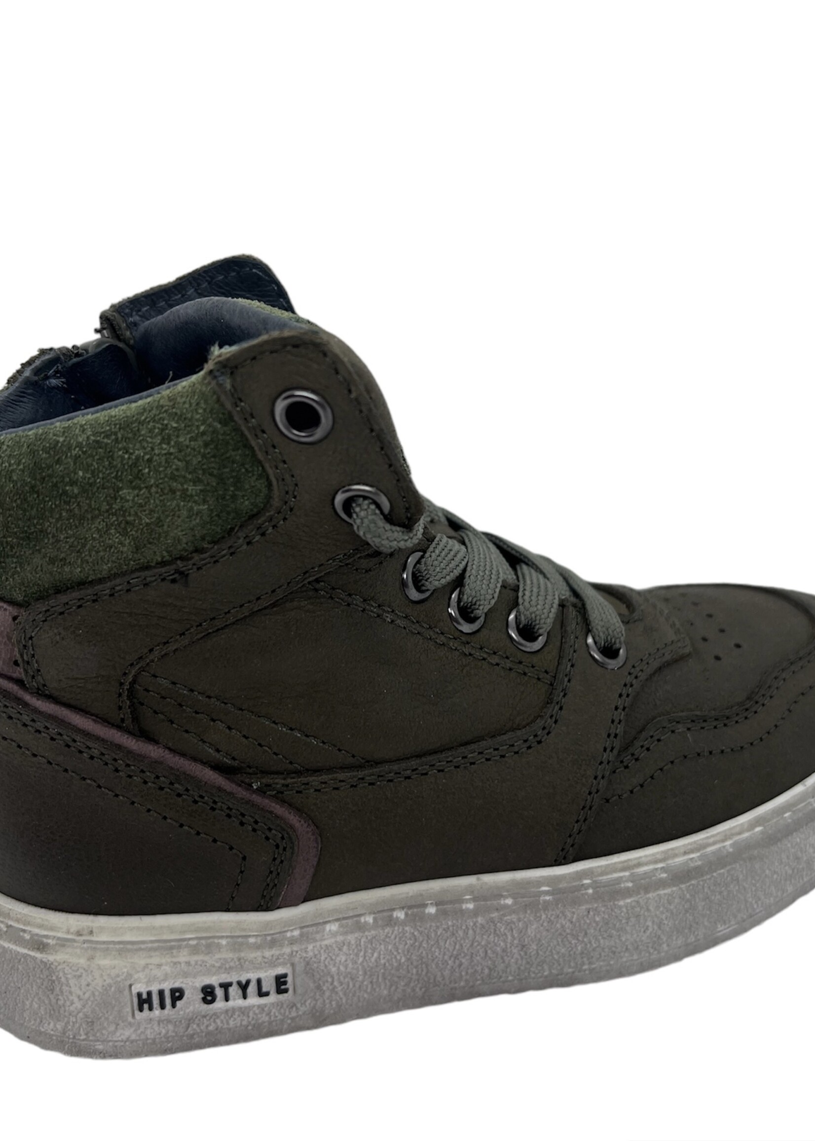 HIP H1535 hoge sneaker groen combi