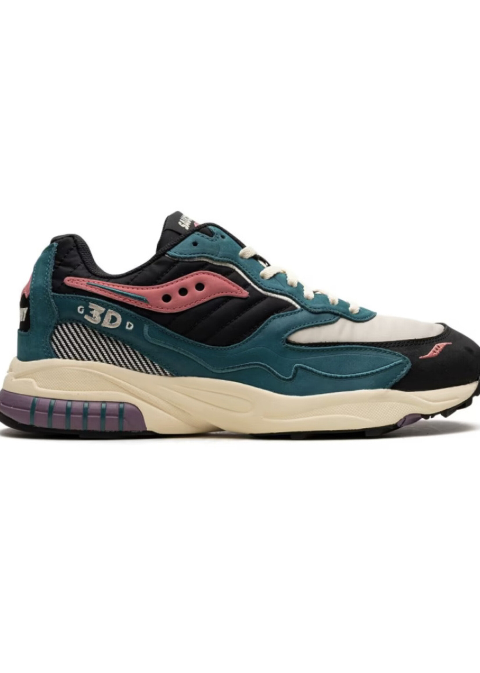 Saucony 3D grid hurricane green/black