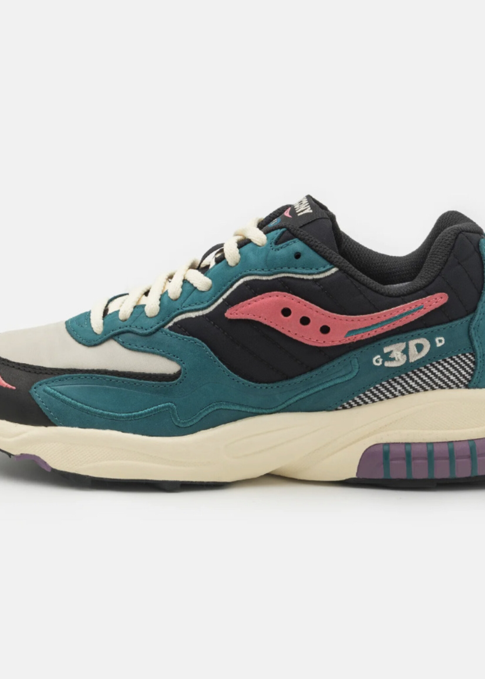 Saucony 3D grid hurricane green/black