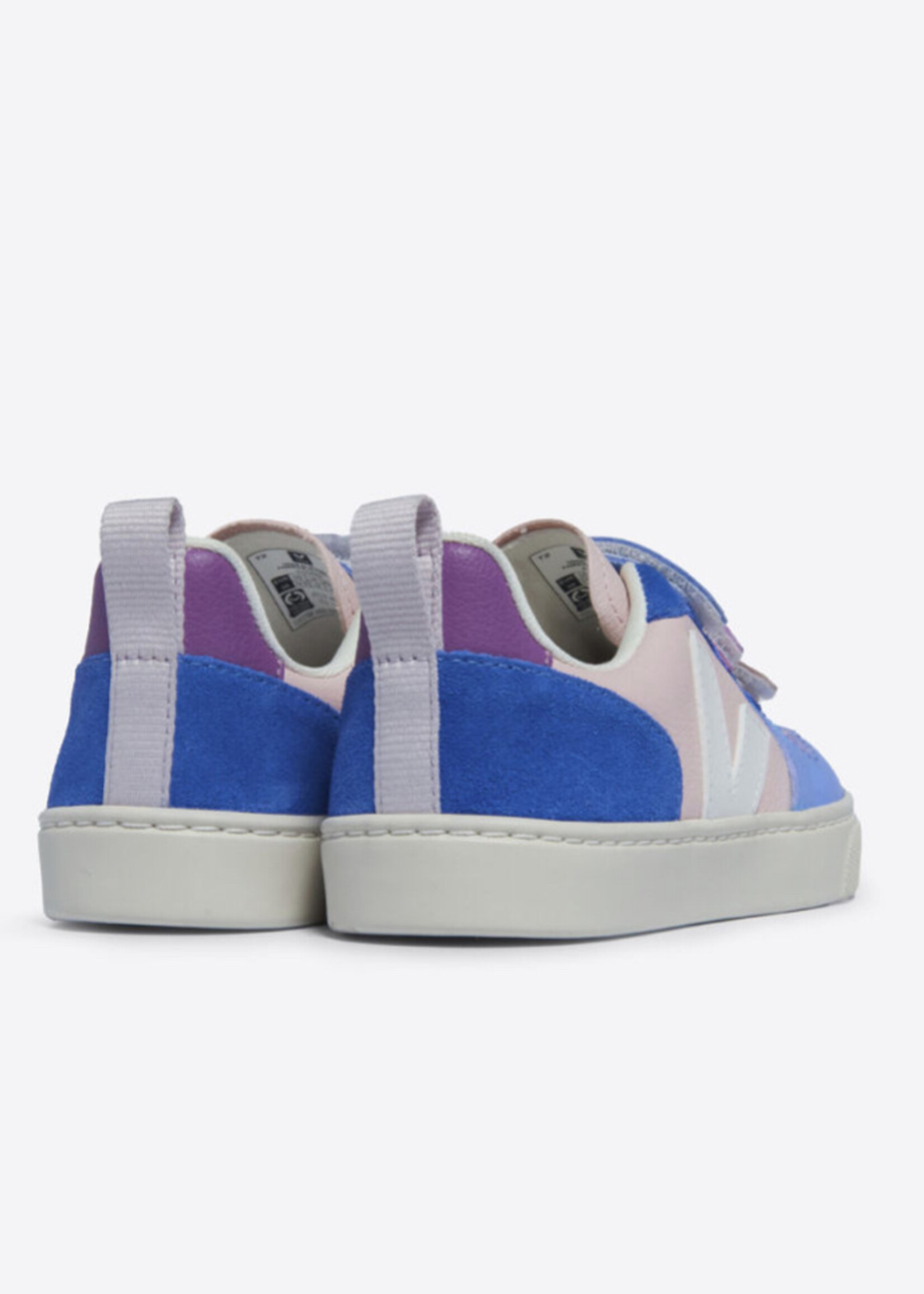 VEJA small V-10 multico petale white