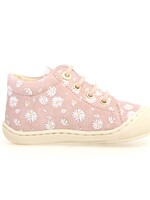 Naturino cocoon suede daisies pink