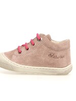 Naturino cocoon suede sole bone rose fuchsia fluo