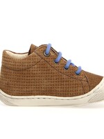 Naturino cocoon suede woven brown indigo