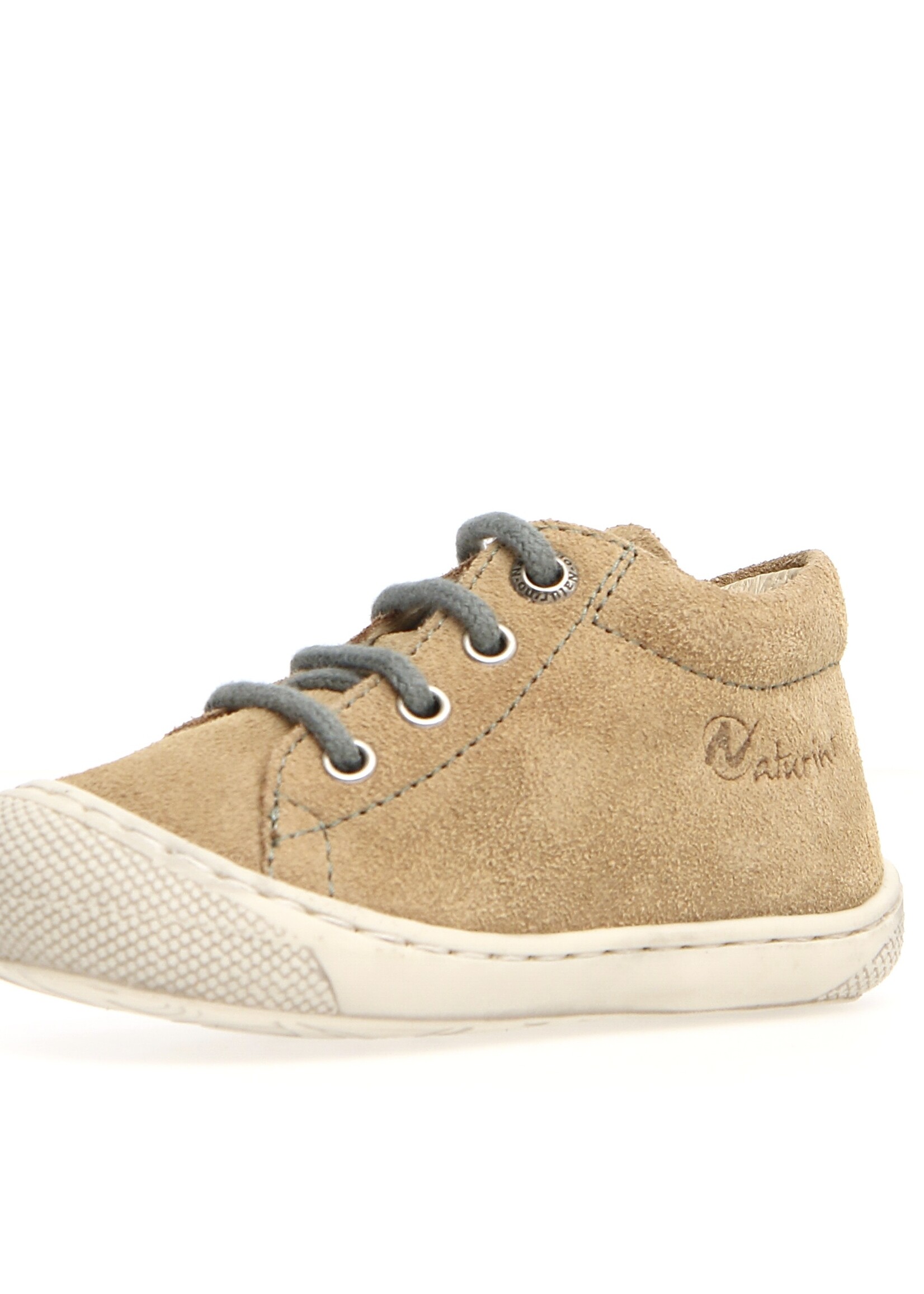 Naturino cocoon suede sole bone sand sage