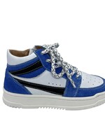 Romagnoli 4624 sneaker texano bianco blauw