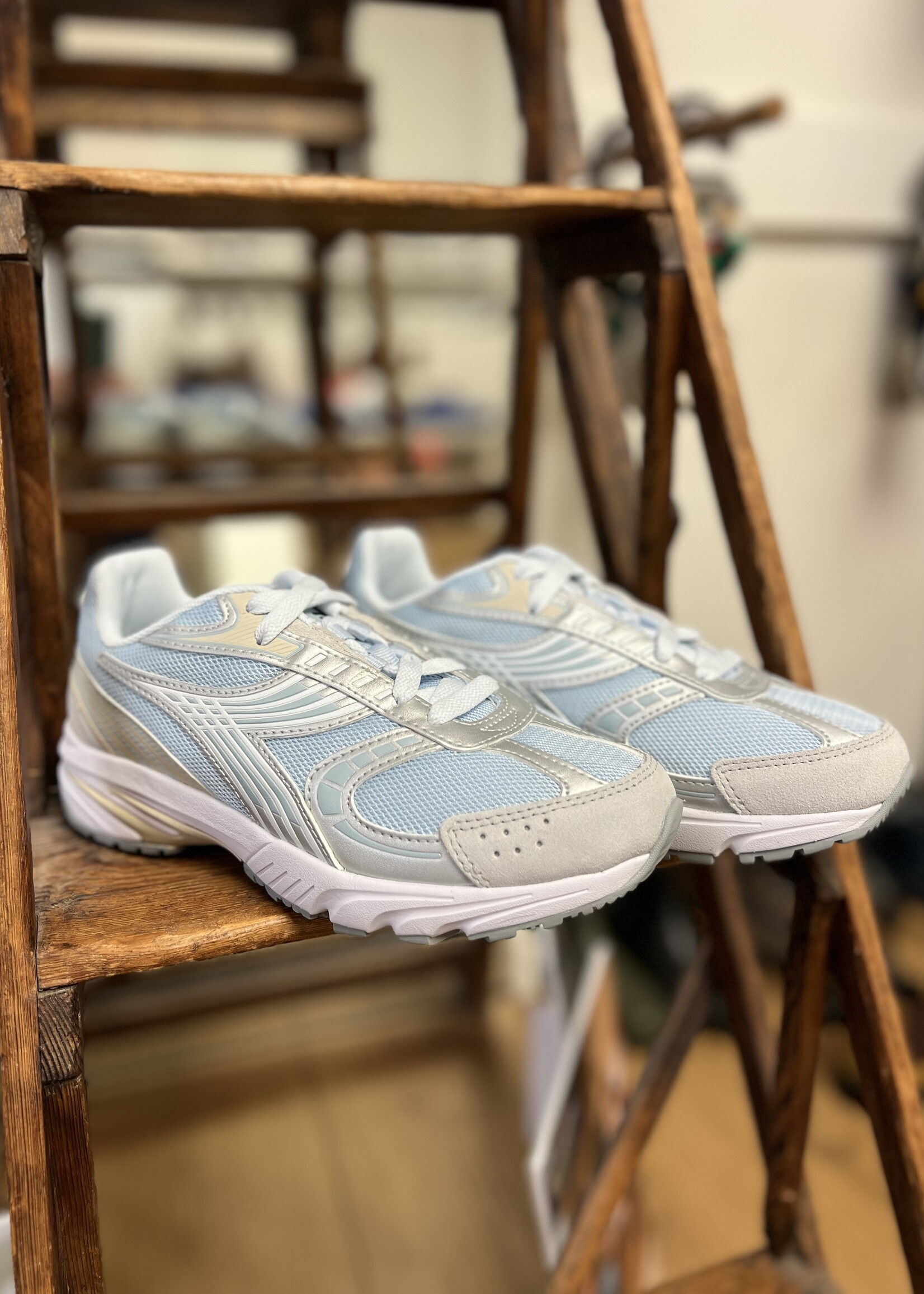 Diadora sao-ko 280 white / light lake / silver