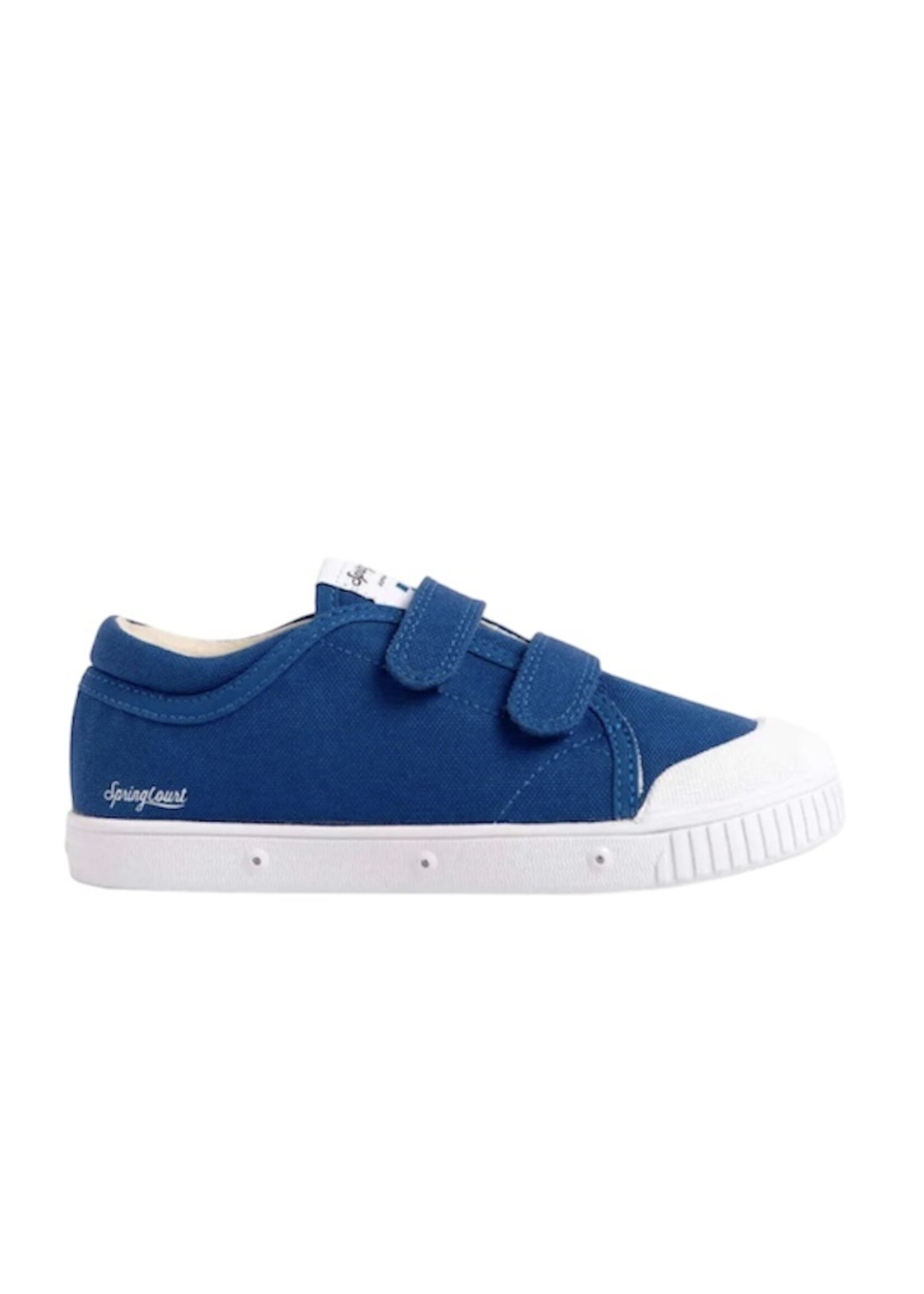 Springcourt canvas velcro cobalt blue