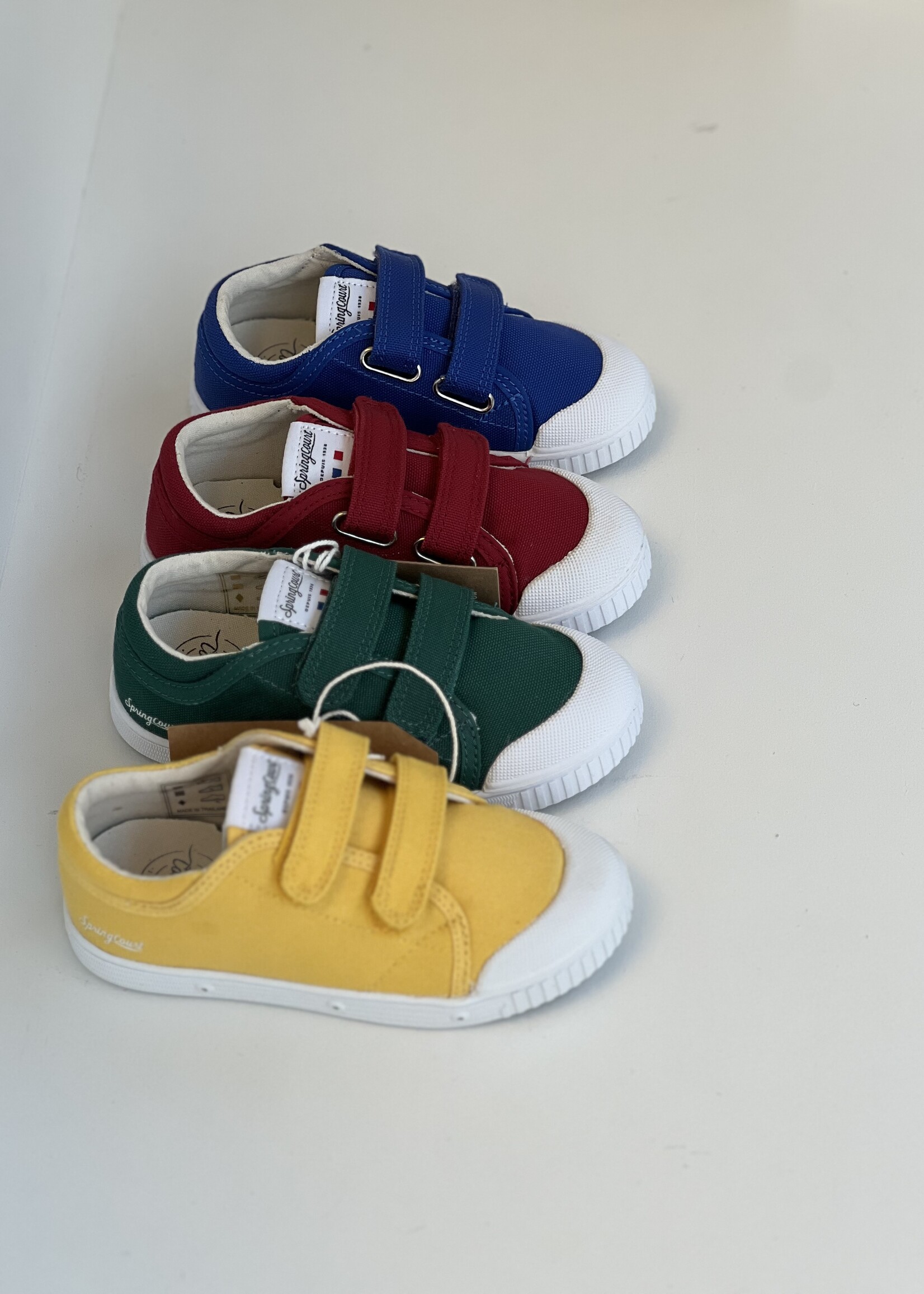 Springcourt canvas velcro yellow mimosa