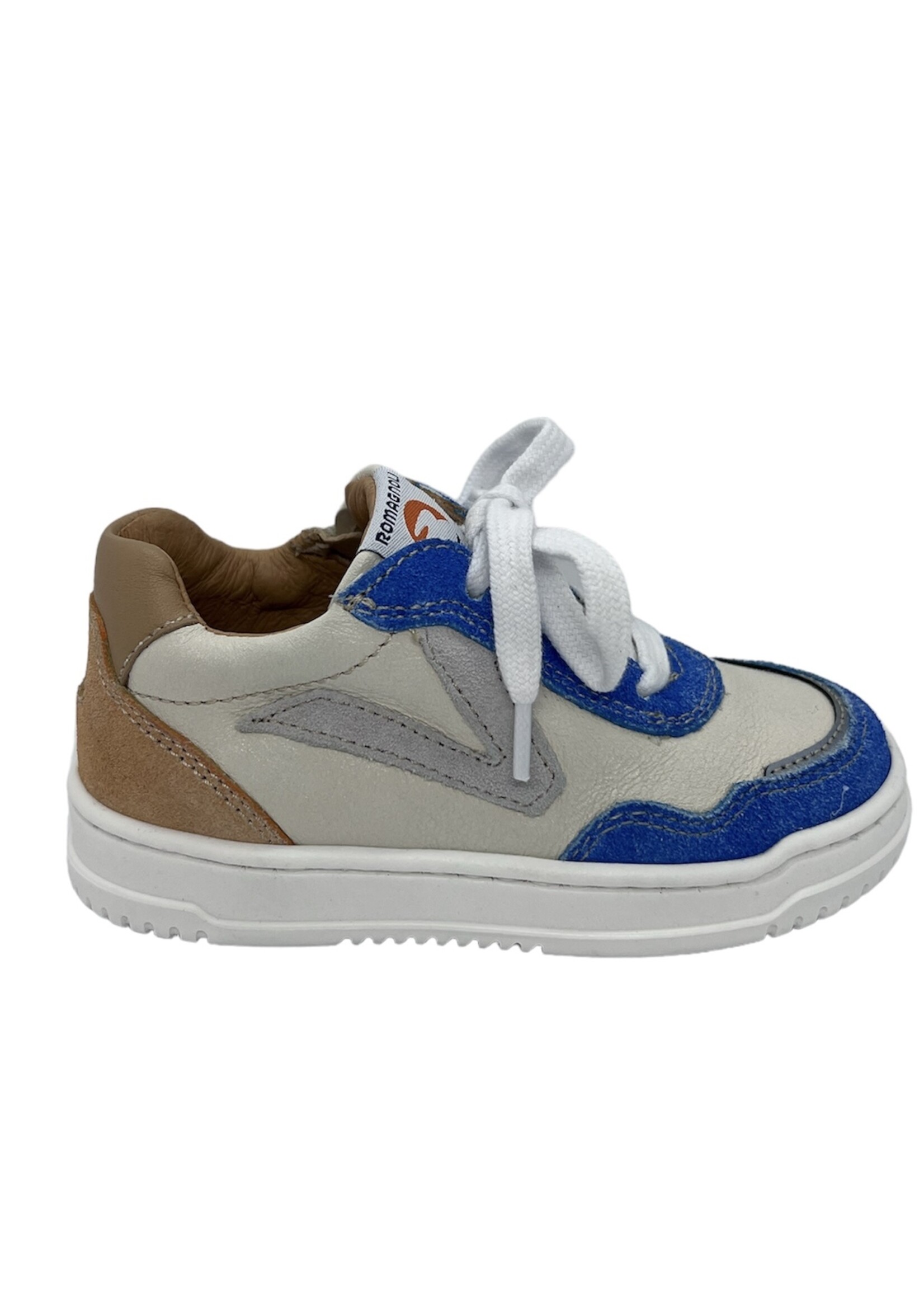 Romagnoli 4315 sneaker texano panna blue