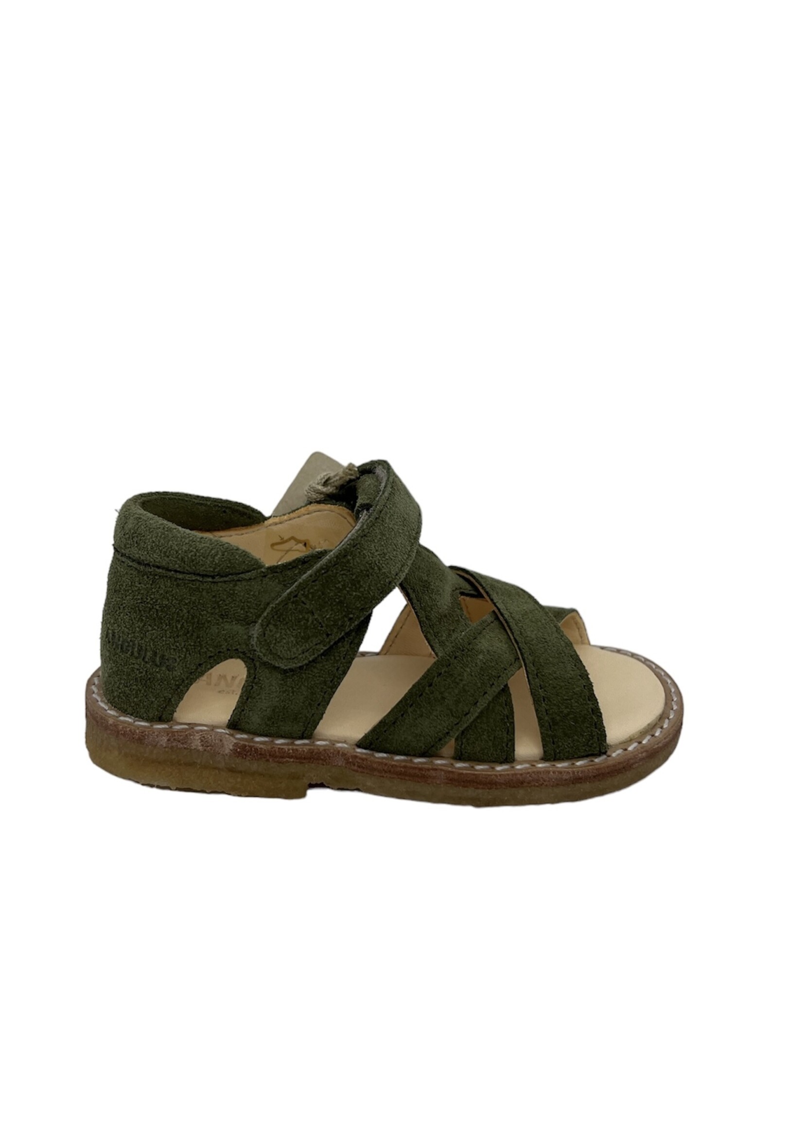 Angulus 5263-101 open toe sandal velcro leaf