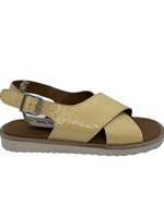 Angulus 4448-301 cross sandal mellow yellow