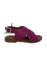 Angulus 0656-101 open toe sandal hibiscus