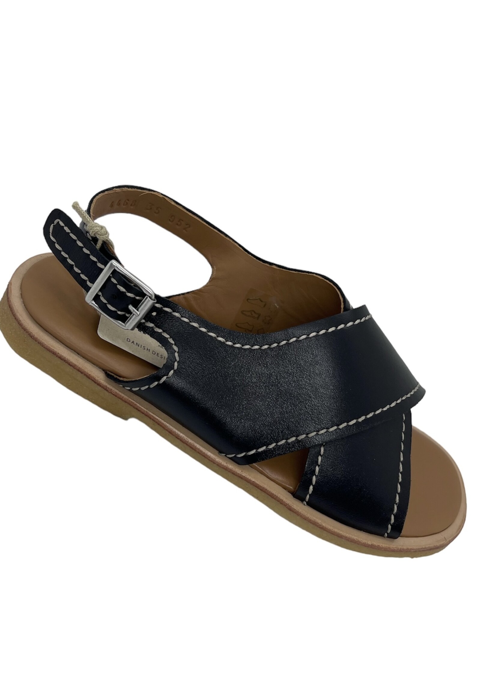 Angulus 4468-101 cross sandal black