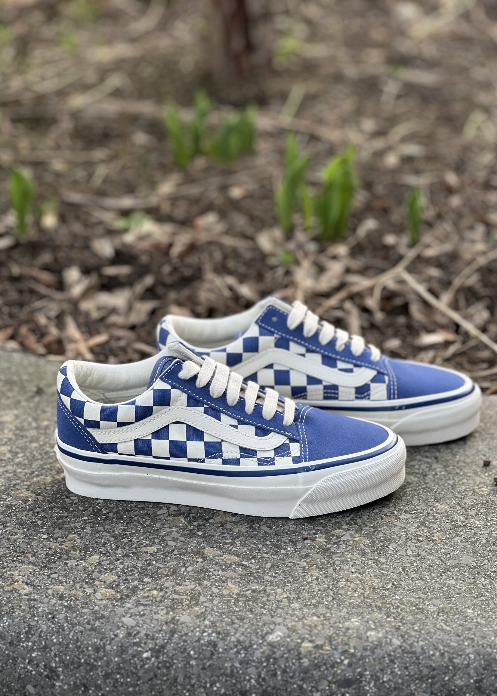 Vans old skool 36 checkerboard medium blue