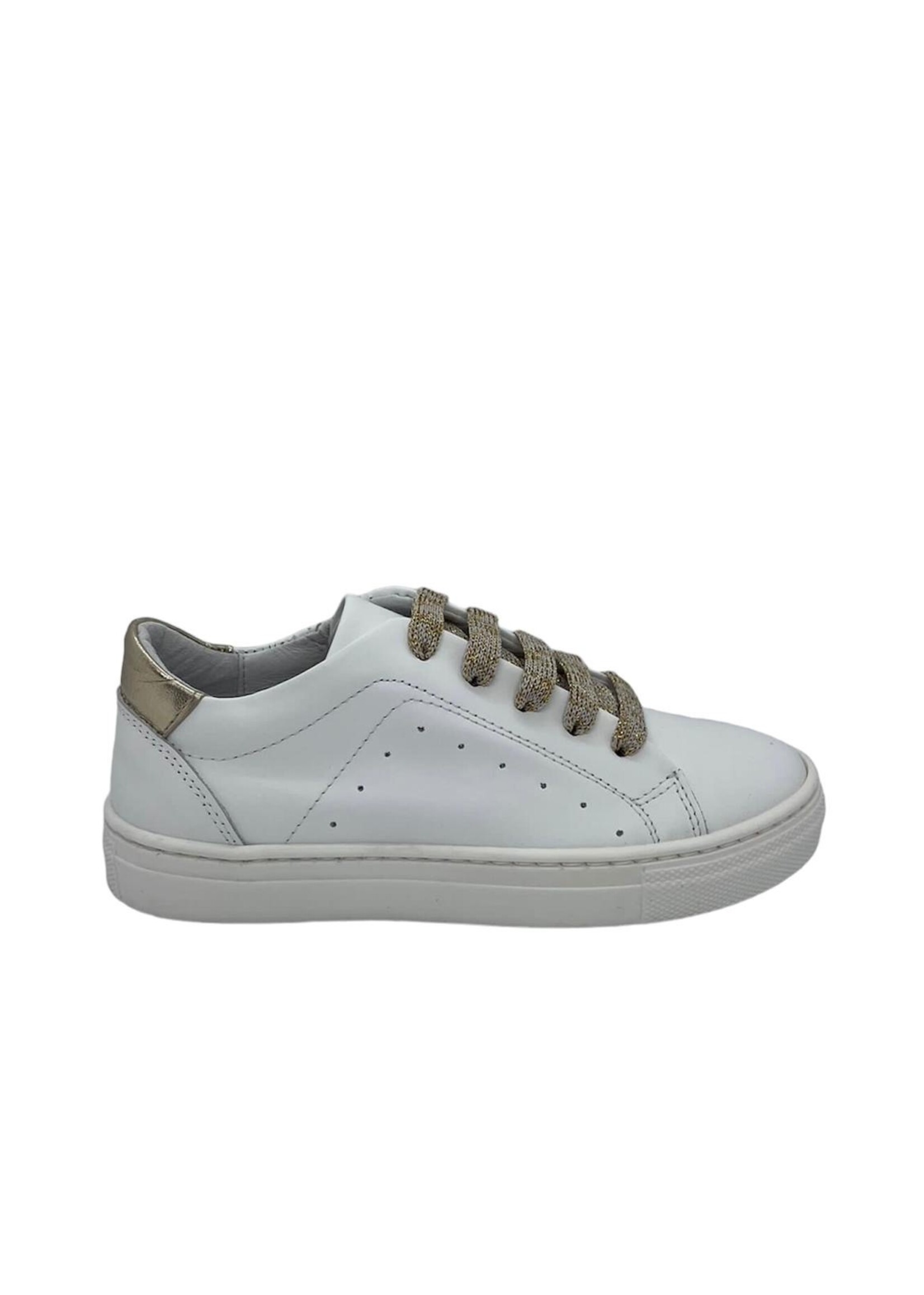 La Triboo 9240 9208 sneaker wit met goud