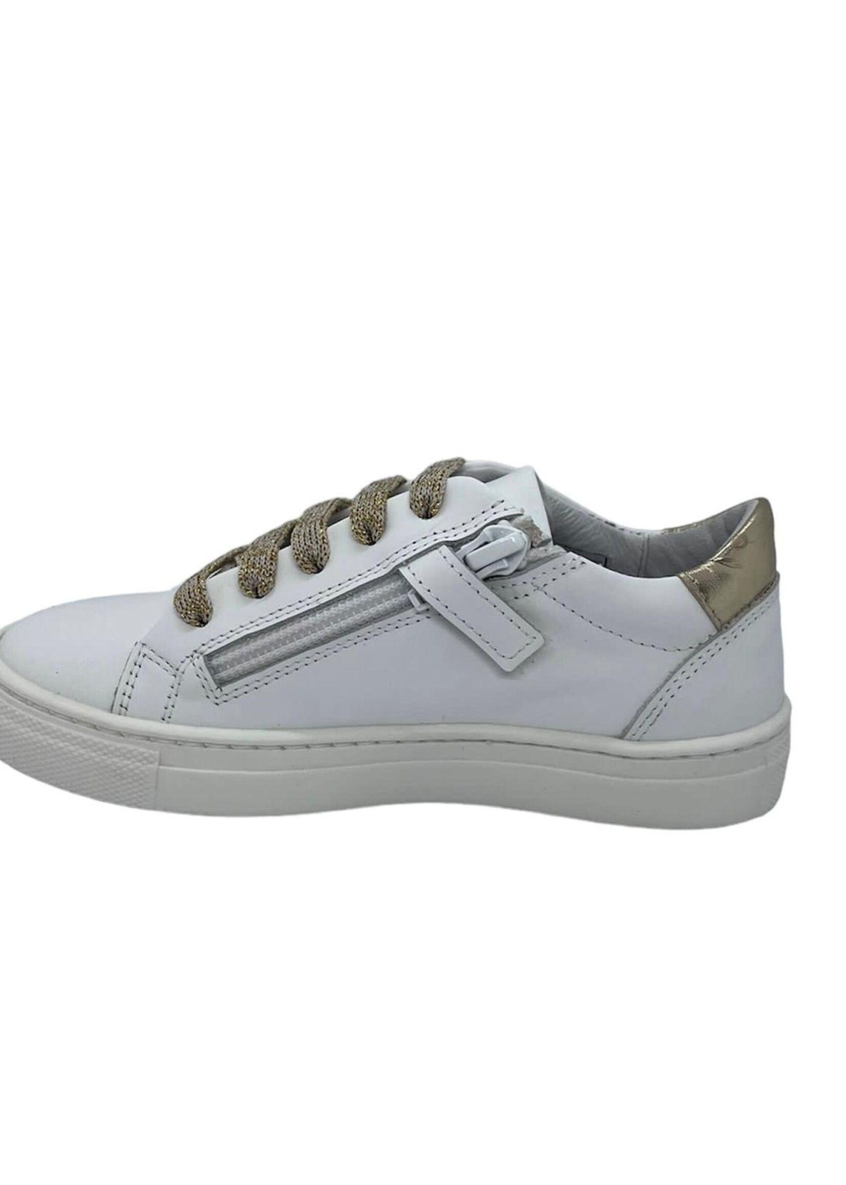 La Triboo 9240 9208 sneaker wit met goud