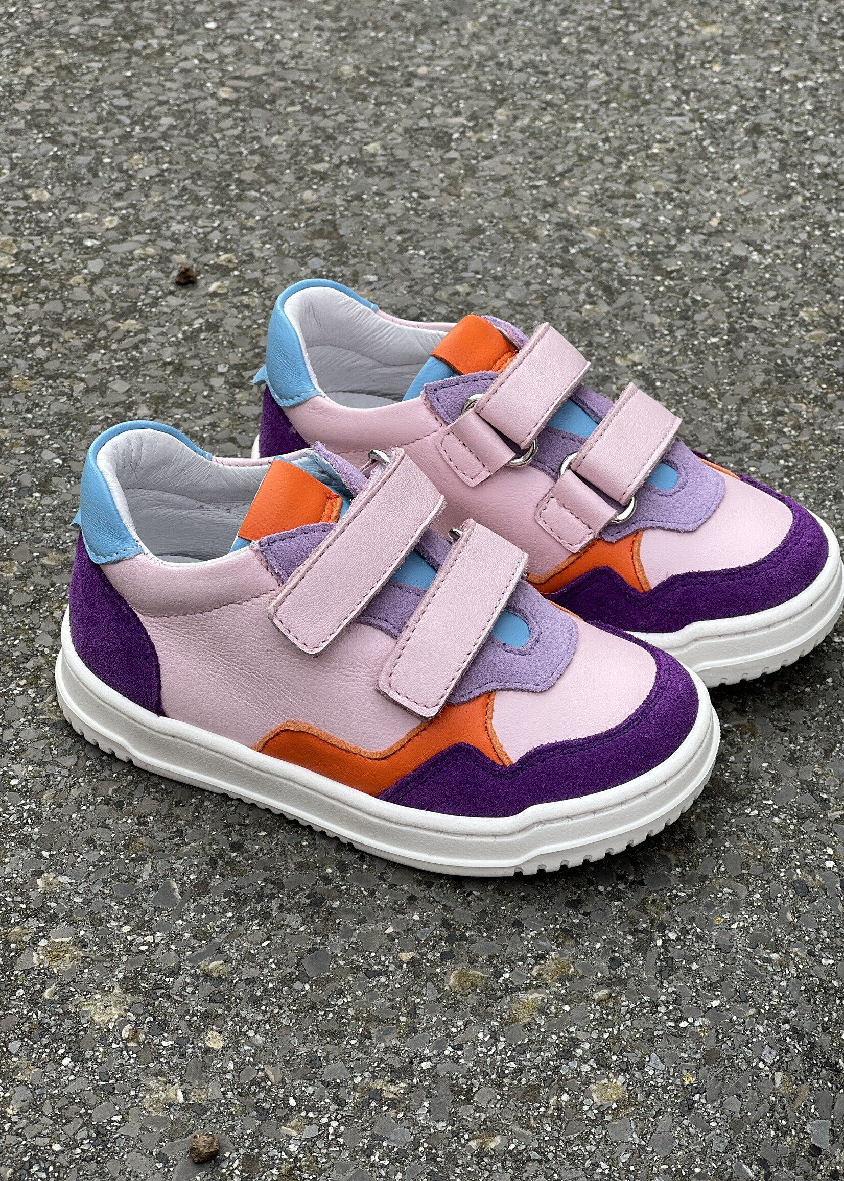 La Triboo 9108 sneaker velcro viola rosa