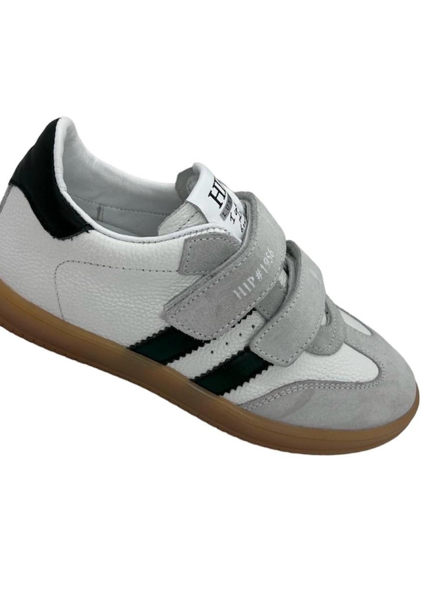 HIP H1512 sneaker wit groen velcro