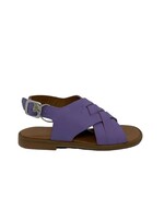 Angulus 0656-101 open toe sandal buckle closure lilac