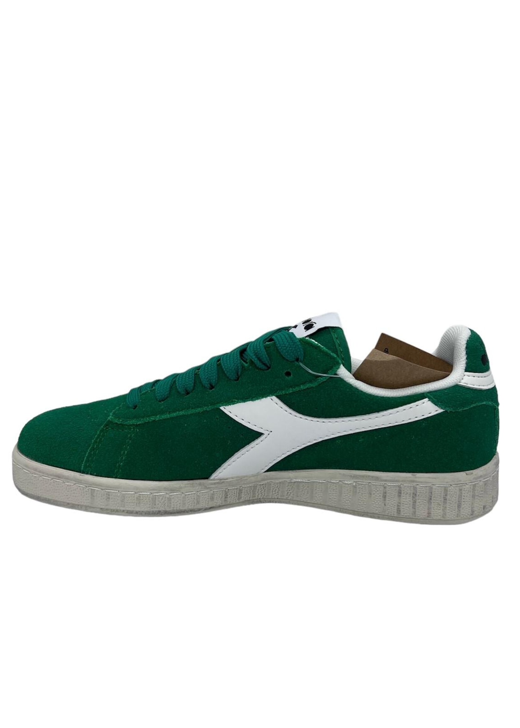 Diadora game L low suede waxed green peppermint