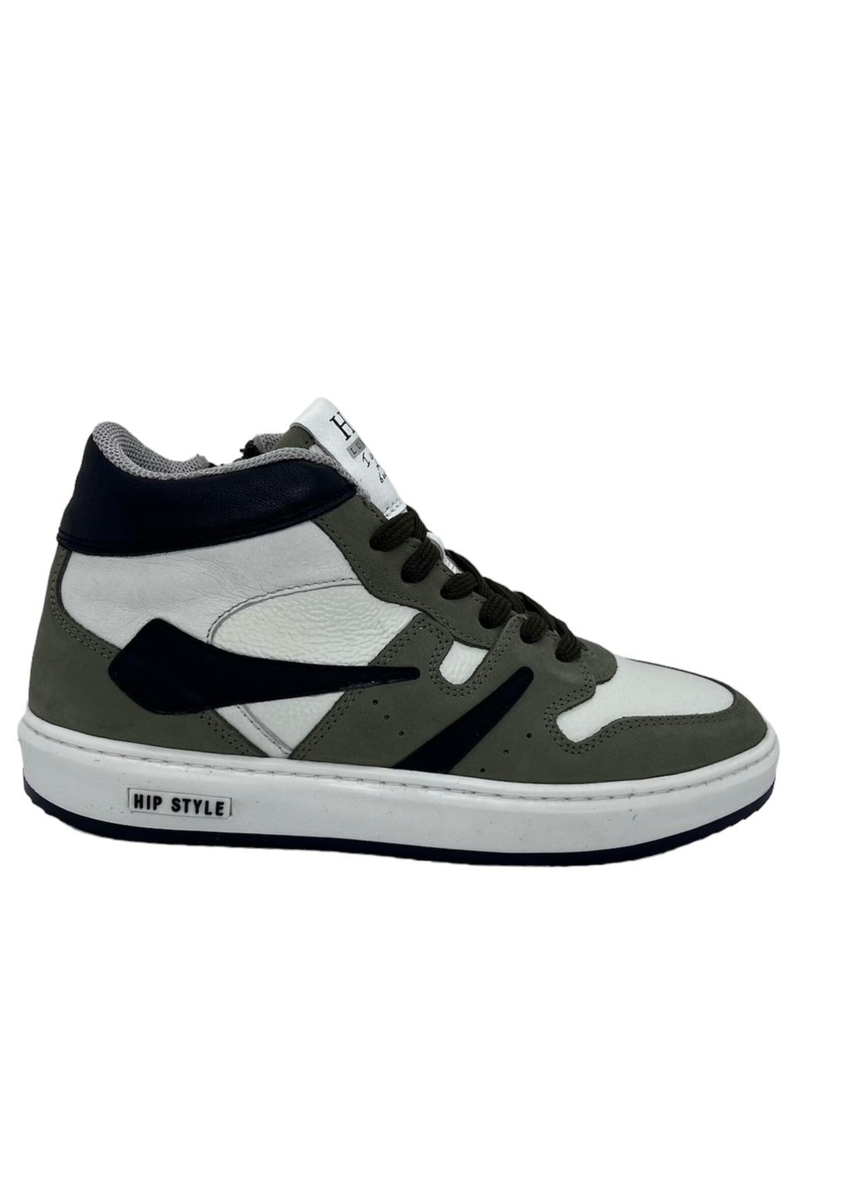 HIP H1587 hoge sneaker wit groen