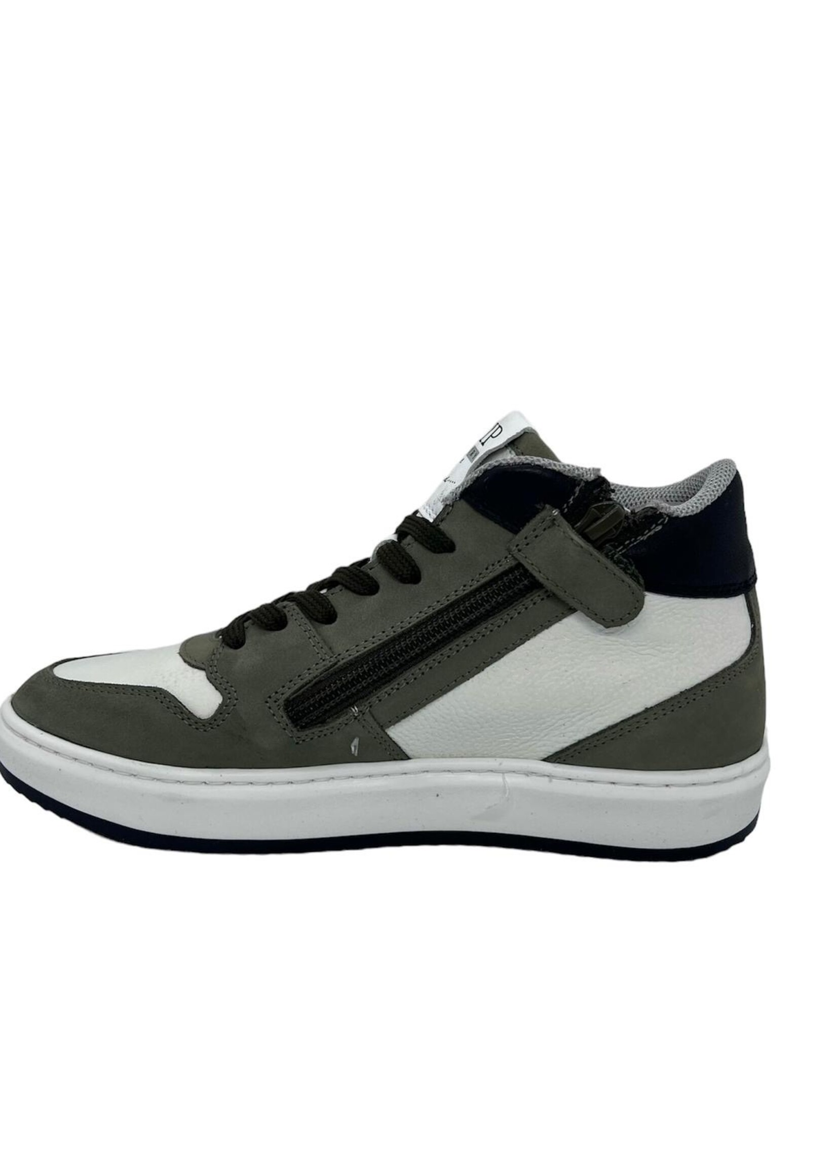 HIP H1587 hoge sneaker wit groen