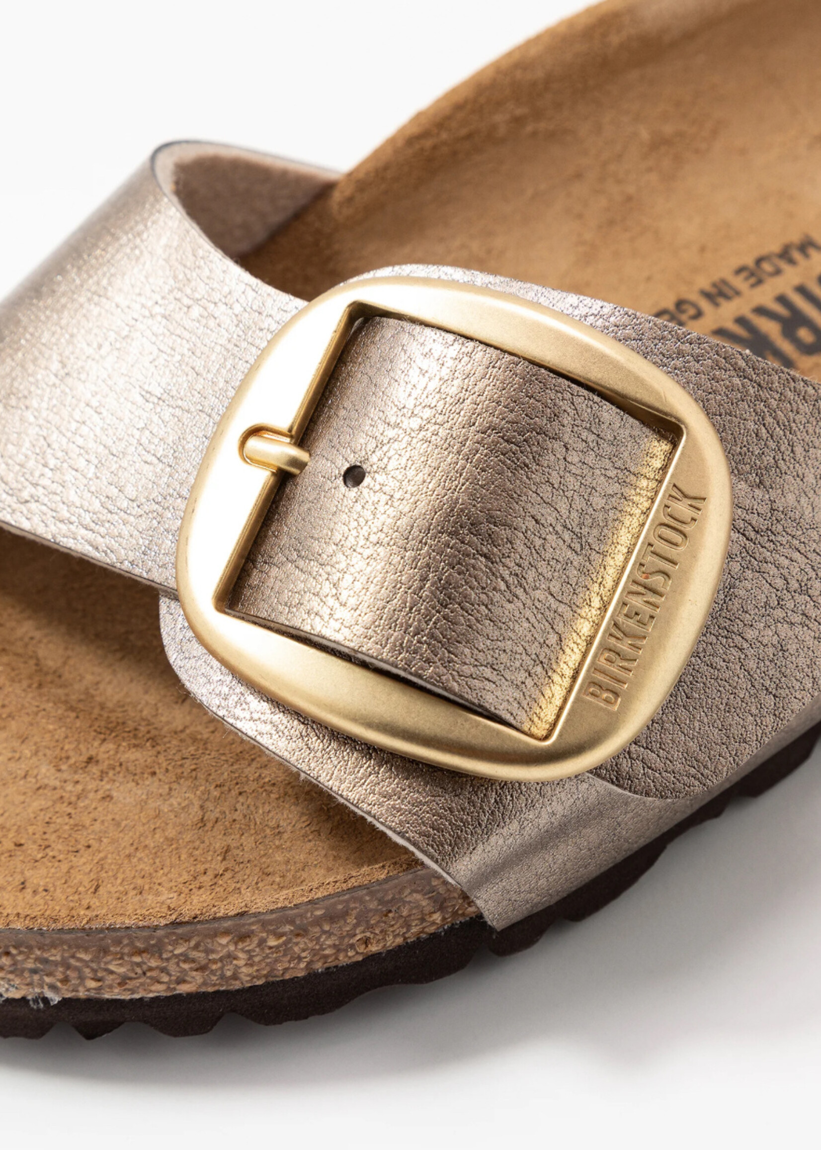 Birkenstock madrid big buckle graceful taupe