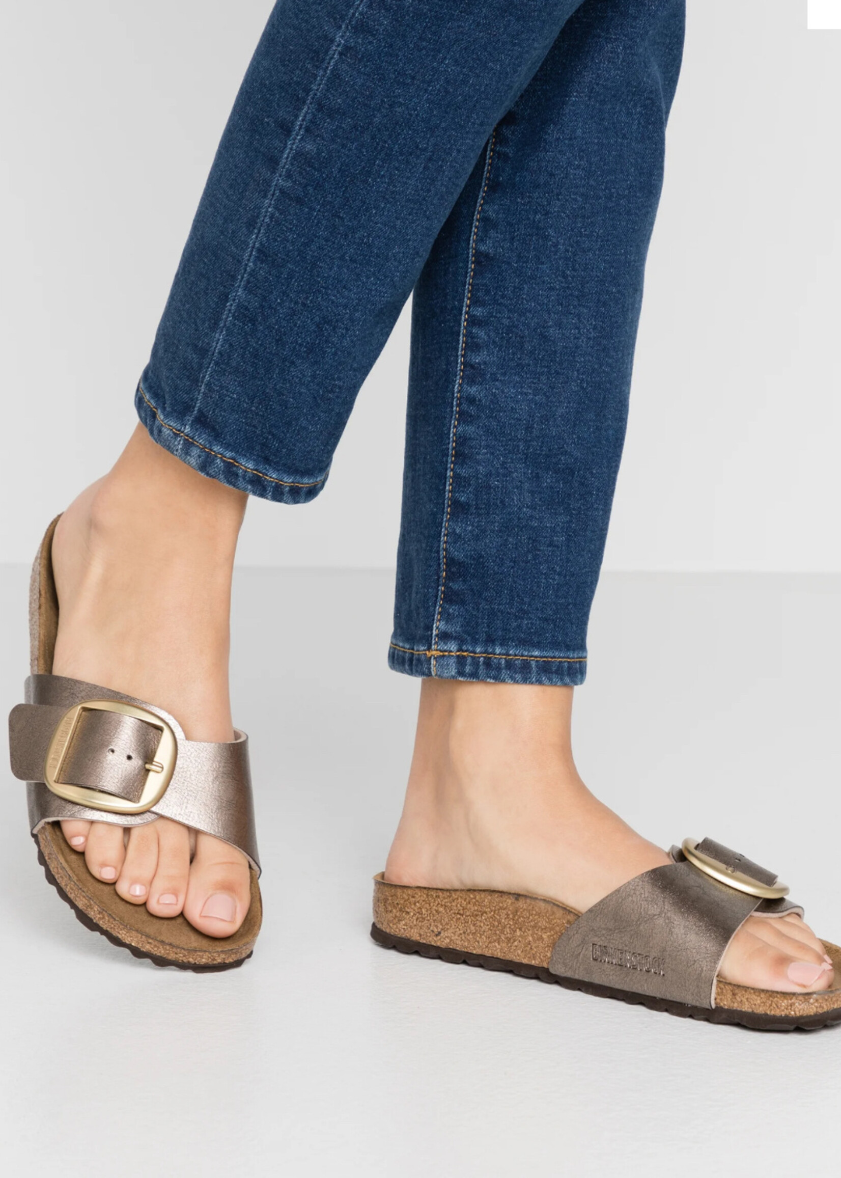 Birkenstock madrid big buckle graceful taupe