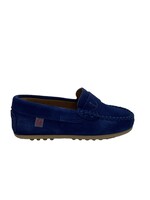 Eli 24009 mocassin velour oceano