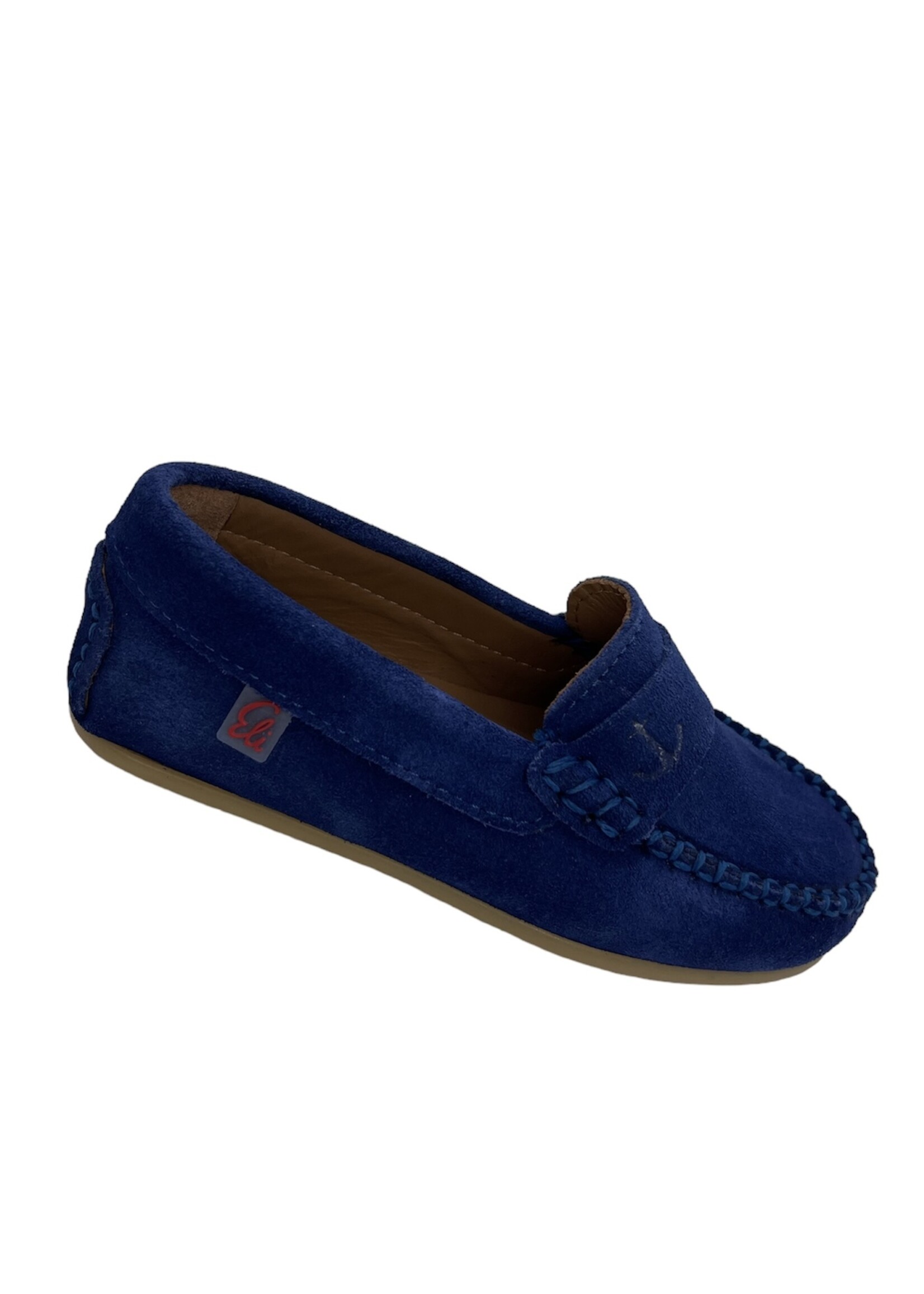 Eli 24009 mocassin velour oceano