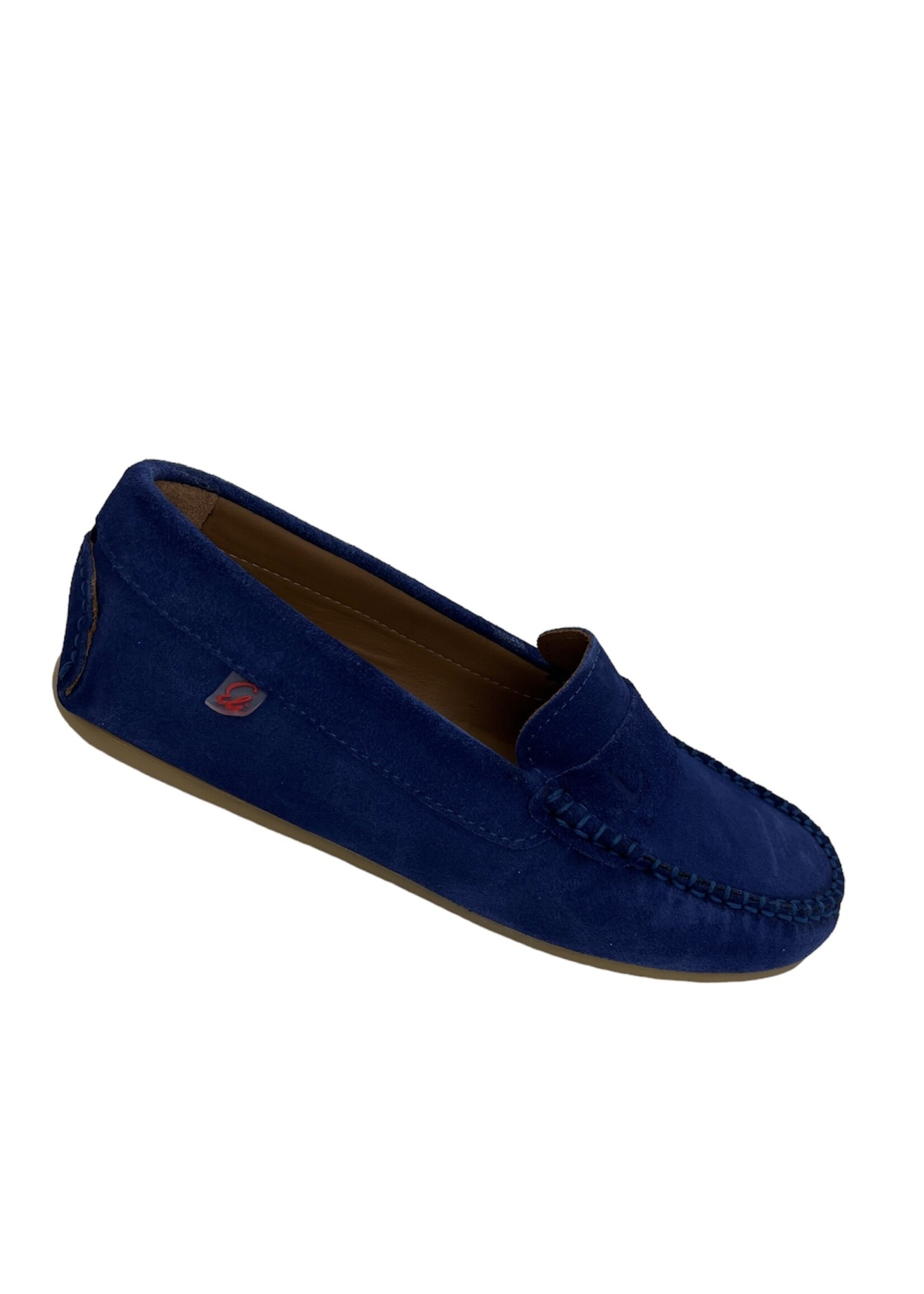 Eli 24009 mocassin velour oceano