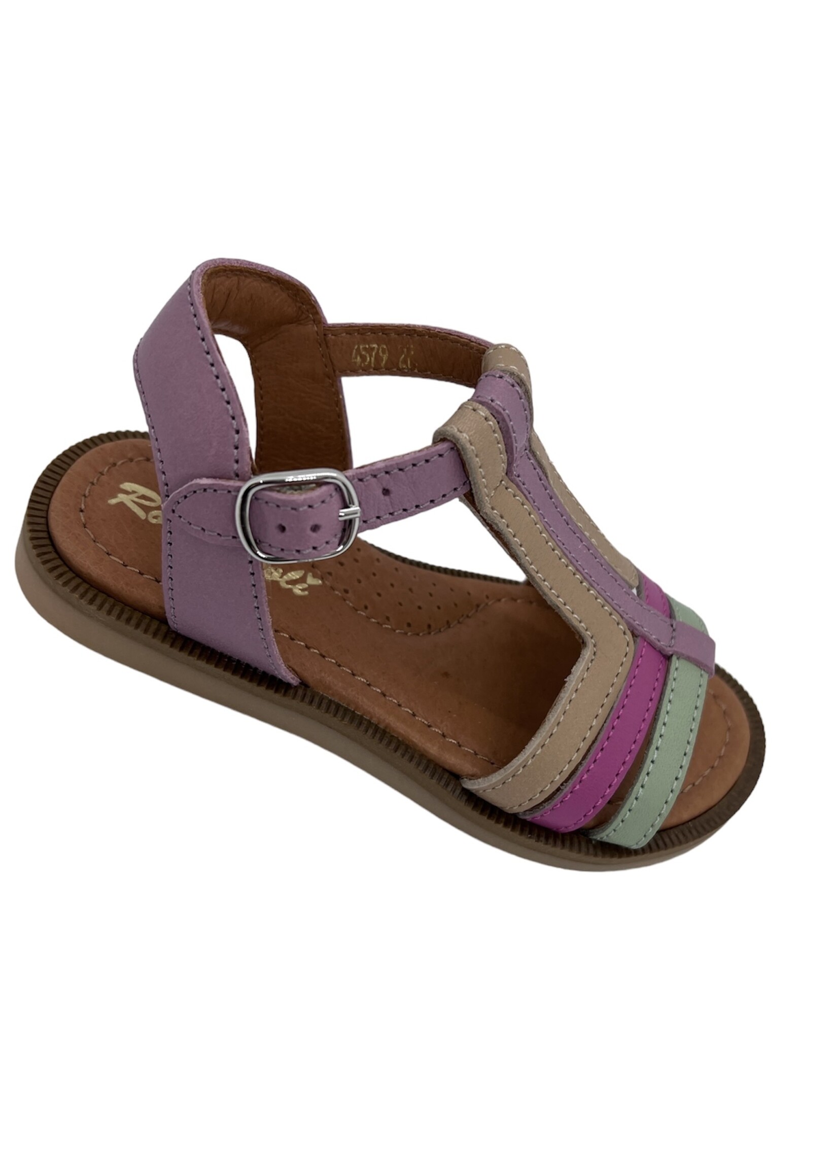 Romagnoli 4597 sandaal beige roze groen