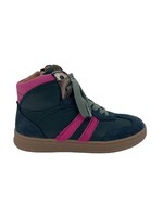 Romagnoli 5612 hoge sneaker verde bottiglia