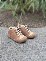 Naturino cocoon suede sole honey sand brown