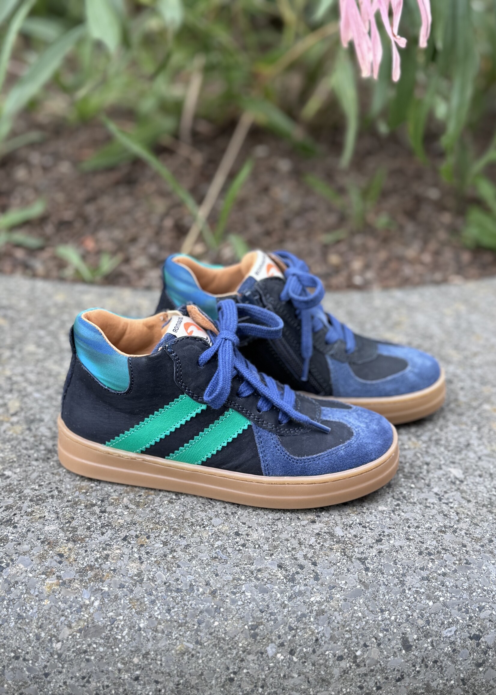 Romagnoli  5409 sneaker blauw groen