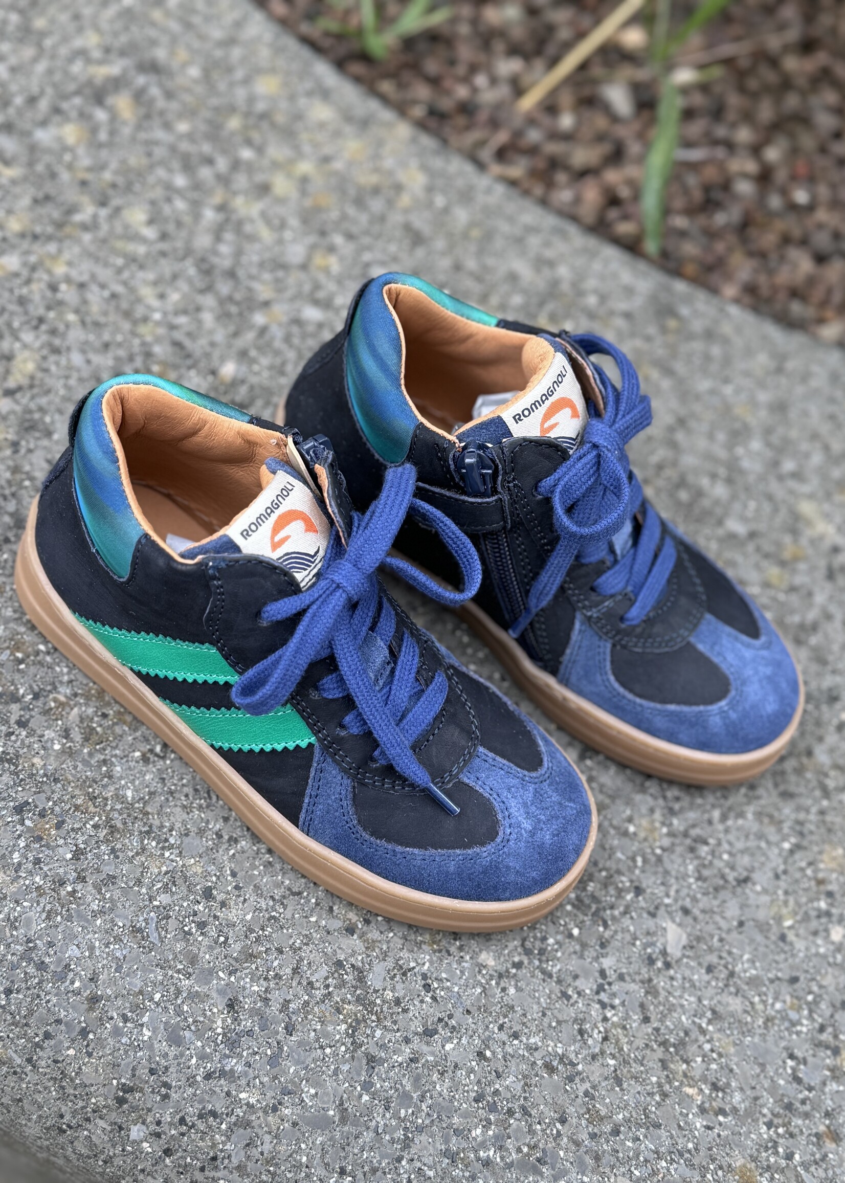 Romagnoli  5409 sneaker blauw groen