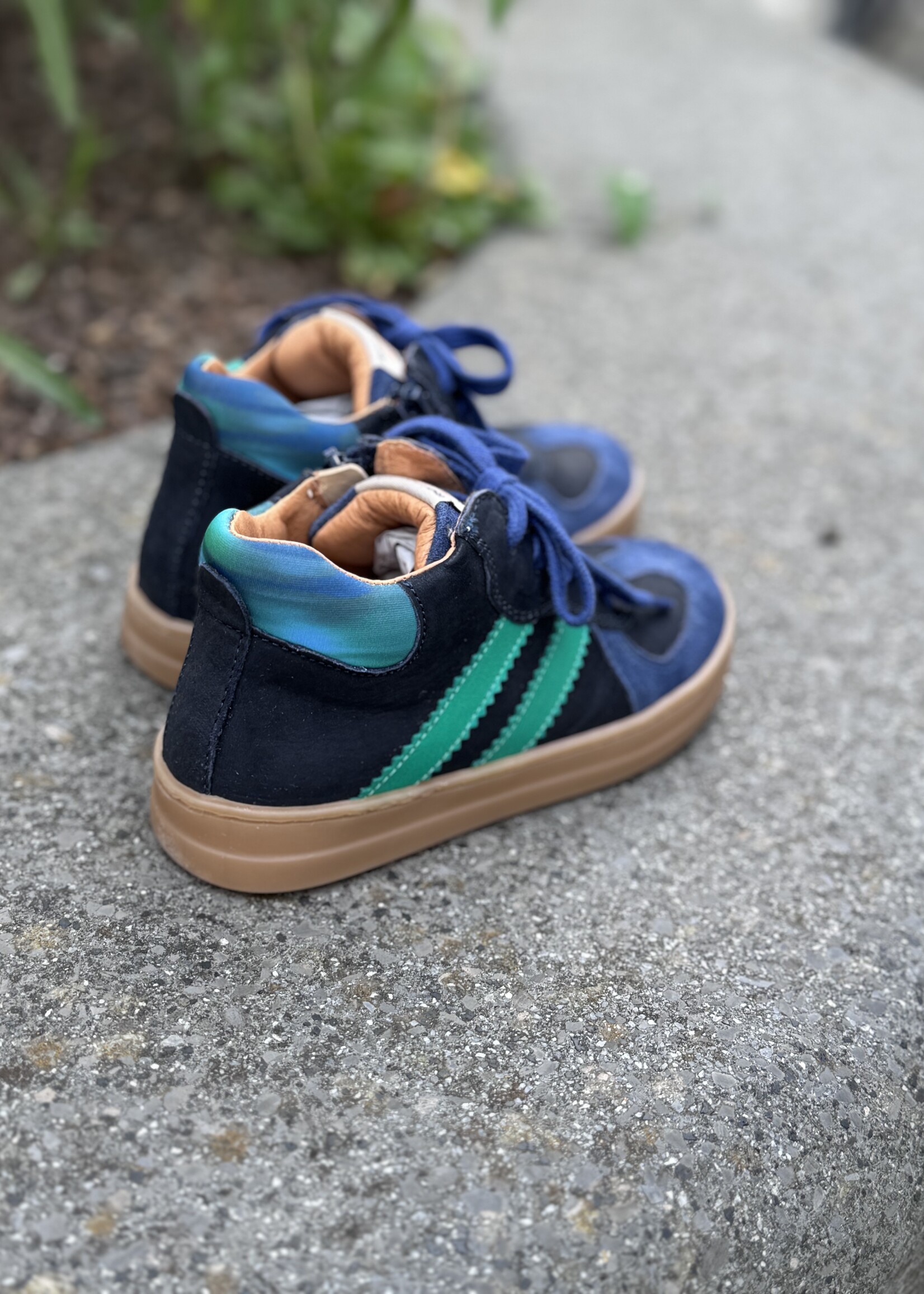 Romagnoli  5409 sneaker blauw groen